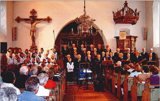 Konzert mit Kinderchor in Hattstedt (2005)
