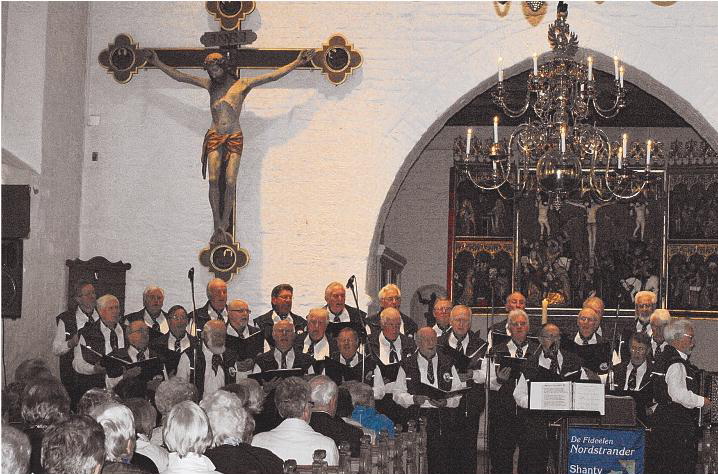 Die Fideelen Nordstrander in der Hattstedter Kirche – Benefizkonzert (März 2011)